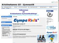 Webbsida från Kristinehamns Gymnastiksällskap
