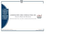 Webbsida från Leibfacher Creative Brew