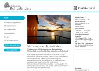 Webbsida från Vårdcentralen Bohuslinden