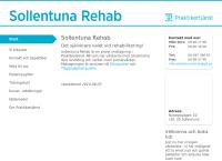 SOLLENTUNA REHAB - PVR
