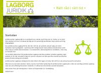 Webbsida från Juridikcoachen Lagborg AB
