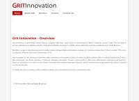 Webbsida från Gritinnov Sweden