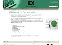 Webbsida från Ekonom Poolen Blekinge Aktiebolag