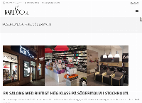 Webbsida från Salong Baresso