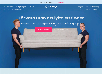 Webbsida från Ztorage Sverige AB