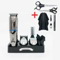 Professionell 6-i-1 skäggtrimmer kit