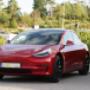 Tesla 3 Lackrengöring, färgförbättring, långvarig vaxning, krompolering, plastbehandling
