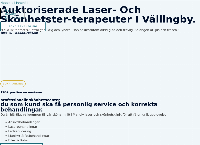 Webbsida från Manely Beauty - Skönhetssalong och laserklinik i Vällingby