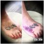 Cover-up tatueringar tattoo Sundsvall Västernorrland tatuerare