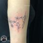 Fineline tattoo Jämtland tatuerare Östersund tatuering Ljusdal