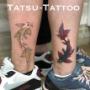Koi fiskar tatueringar Tatsu-Tattoo Ånge