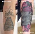 Cover-up tatuering