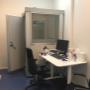 Bild från ett audionomrum på audikas hörselklinik i Linköping där du kan boka hörseltest och få rådgivning om hörapparater hos legitimerade audionomer