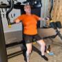 Pia levererar på gymmet