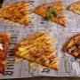 New your style pizza slices